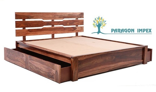 Wooden Storage Bed