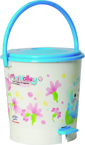 Garbage Bucket Round Small Assembled Light (Print