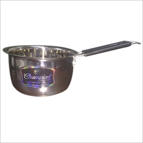 Silver Stainless Steel Saucepan