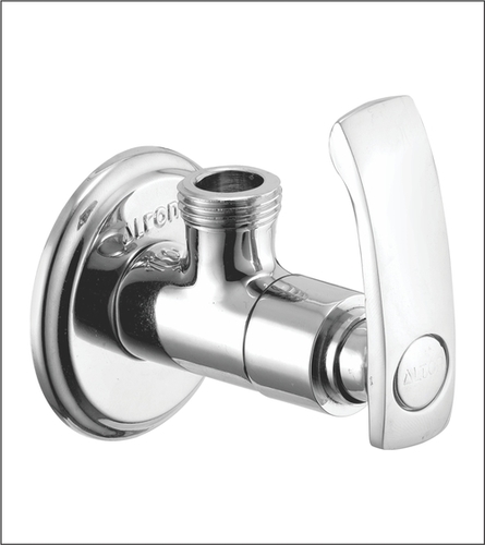 Angle Valve - Brass, 80x60x40 mm, Chrome Finish | Easy Installation, Leak-Proof Seal, Corrosion Resistant, Water Saving