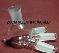 Vacuum Receiver Adapters Totake 3 X 100ml Flasks - Glass, Cone Size B19, Socket Size B19, Transparent | Ideal For Laboratory Use