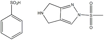  2-(Methylsulfonyl)-2,4,5,6-tetrahydropyrrolo[3,4-c]pyrazole benzenesulfonate