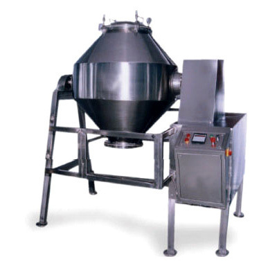 Double Cone Blender - 50-3000 Liters, Stainless Steel 304/316 Material, Enhanced Safety Features, Uniform Mixing with Easy Discharge, Mirror & Matt Polished Finish, Worm Reduction Gear Mechanism