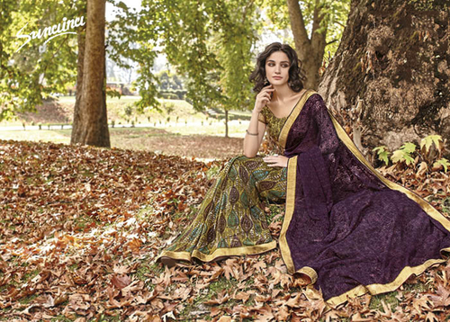 Brasso Georgette Casual Saree