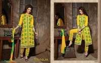 Titanium Bottom Work Salwar Suits Wholesale