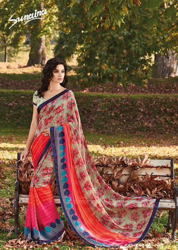 Georgette Casual Saree