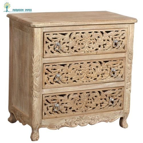 Antique Wooden Carving Sideboard