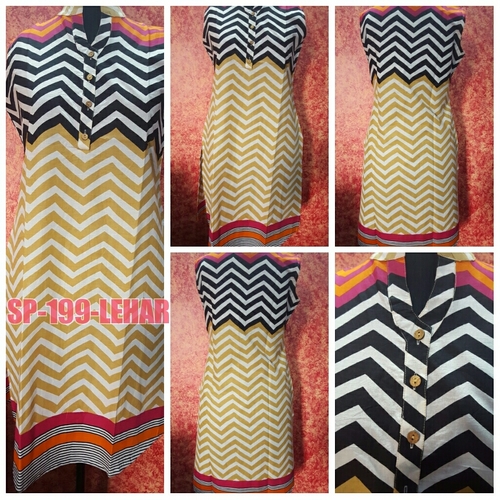 Cotton Sleeveless Kurti