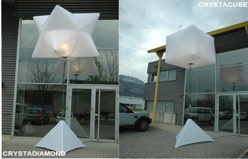 Portable Inflatable Cube Event Lights