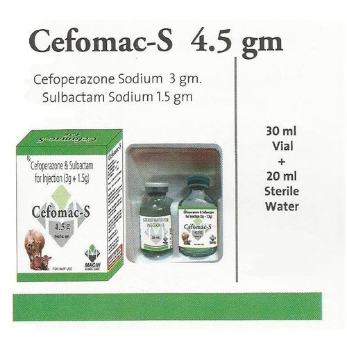 Cefoperazone Sodium 3gm Sulbactam Sodium 1.5gm