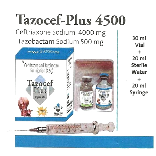 Ceftriaxone Sodium 4000mg Tazobactam Sodium 500mg