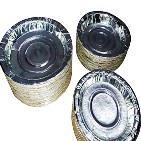 Silver Laminated Paper Plate