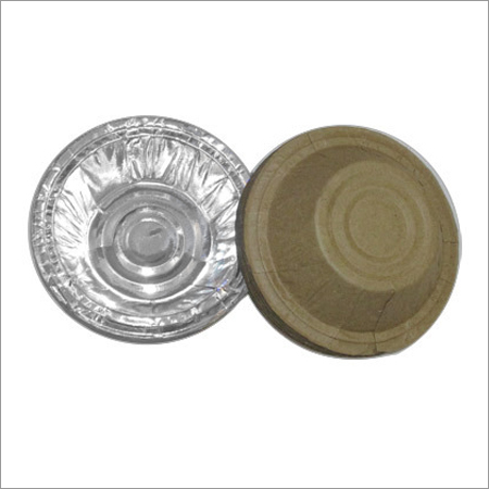 Silver Coated Paper Bowl