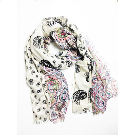 Machine Made Paisley Patchwork Scarf