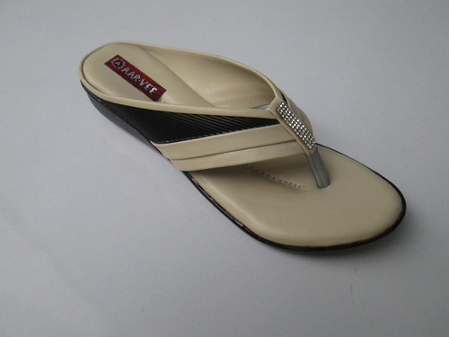 AV 1015 - Leather Flat Shoes | Off White, Available in Sizes 6-12