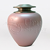 Satori Pink Pearl Brass Metal Cremation Urn