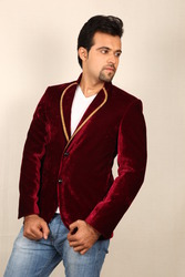 Men's Velvet Blazer