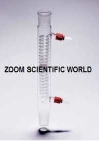 Cell Condenser Reversible Type - Glass, 150 Mm, Transparent | Lab Usage, Cone Sizes B 24 & B 34, Effective Length 150 Mm