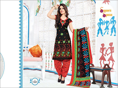 Printed Cotton Dress Materials