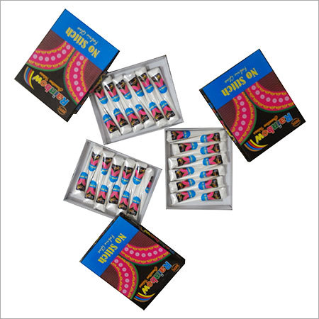No Stitch Fabric Glue - Synthetic Resin 5ml Tubes