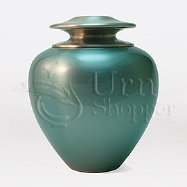 Satori Ocean Brass Metal Cremation Urn