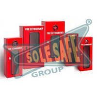 Frp Fire Extinguisher Box - 800x300x300mm, 3mm-5mm Thickness, Weatherproof Design With Anti-corrosive Properties, Wall-mounted With M.s. Stand In P.o. Red Finish
