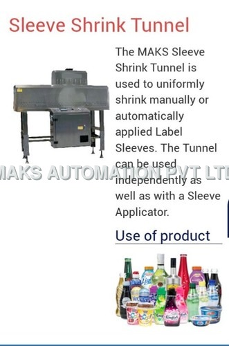 Sleeve Shrink Tunnel Machine