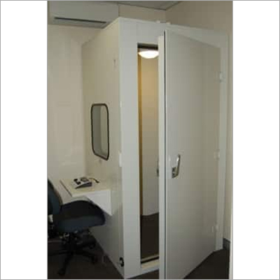 Audiometric Booths - Steel Inbuilt Ventilation High Acoustic Insulation | Fire Resistant Modular Design 24-Month Warranty