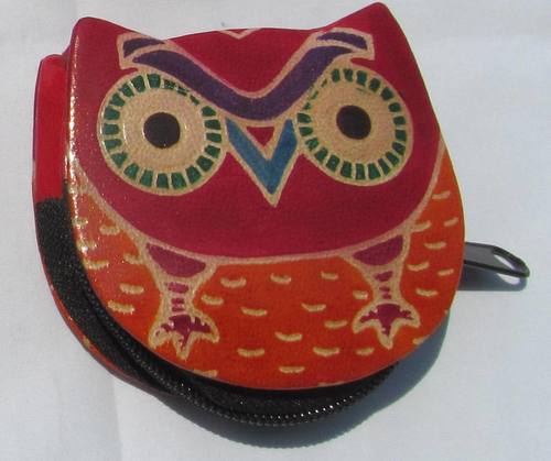 Leather Chain Coin Purse