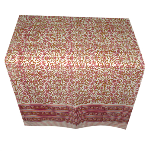 As Per Client Requirements Hand Printed Floral Bedsheets