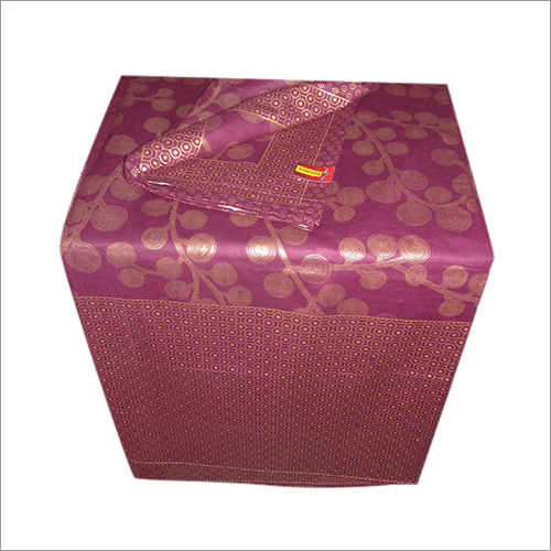 gold print traditional bedsheet