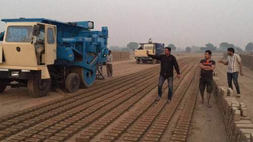 Brick Making Truck