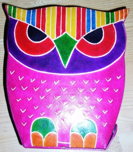 Handicraft Leather Coin Box