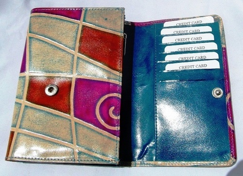 Handicraft Ladies Leather Wallet