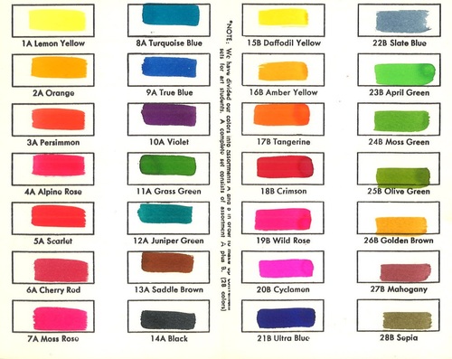 Pharmaceutical colors