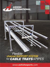 channel support system for cable trays & pipes