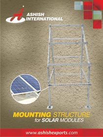 mounting structure for solar modules