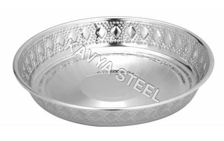 Stainless Steel Serving Plates