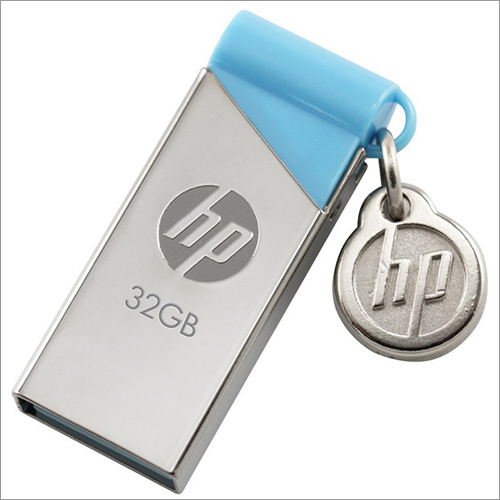 HP Pendrive - Metal and Plastic 58x20x10 mm 32GB | Portable Reliable Durable USB 2.0 Data Storage