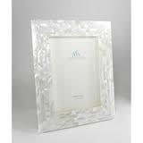 White Mother of Pearl Picture Frames By OTTO INTERNATIONAL
