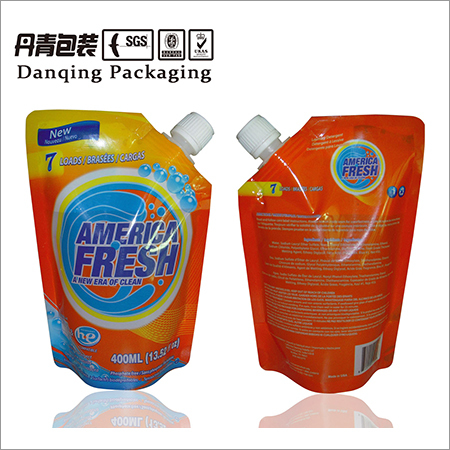 Detergent Pouch With Spout