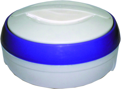 Solar Casserole No.- 4 - Plastic, 1 Liter, Blue, 150mm Diameter | Solar Heating, Portable, Energy Efficient