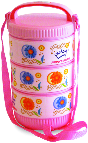 Hot Meal 3 Deck Insulated Food Carrier