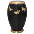 Fluttering Monarch Butterflies Brass Cremation Urn