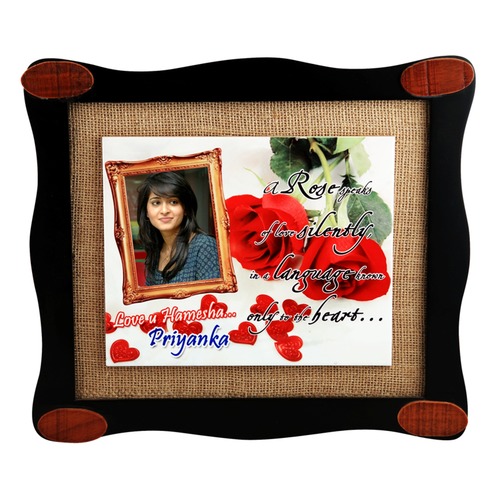 Jute Frame With Tile