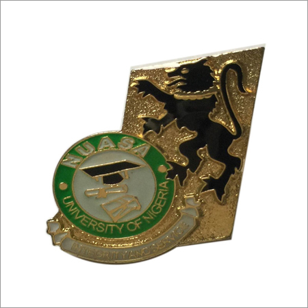 university pin badge