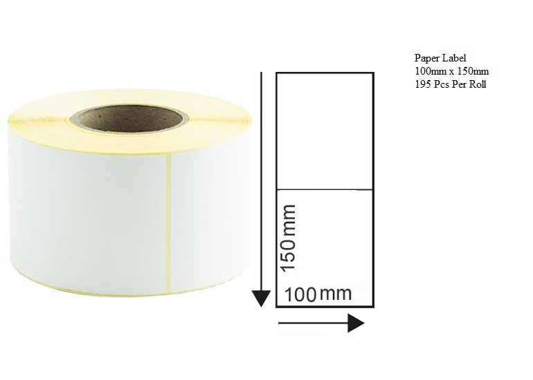 Barcode Label Paper Chromo(100*150*195)