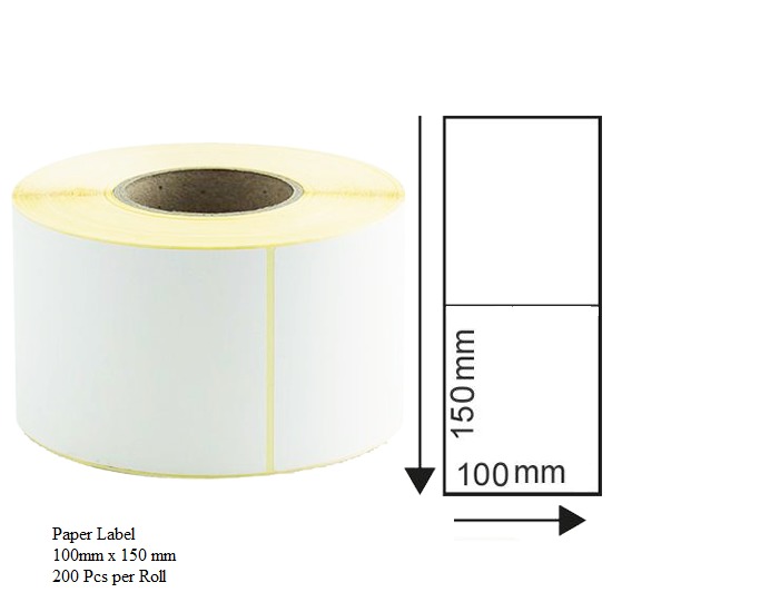 Barcode Label Paper Chromo(100*150*200)
