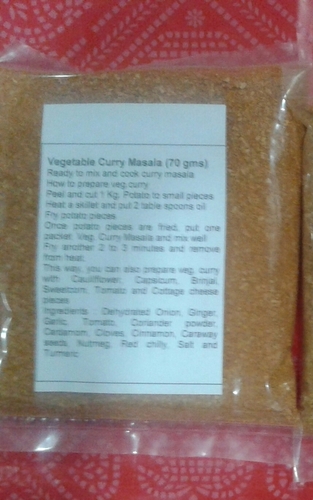 Vegetable Curry Masala