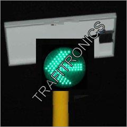 Solar Green Blinking Arrow